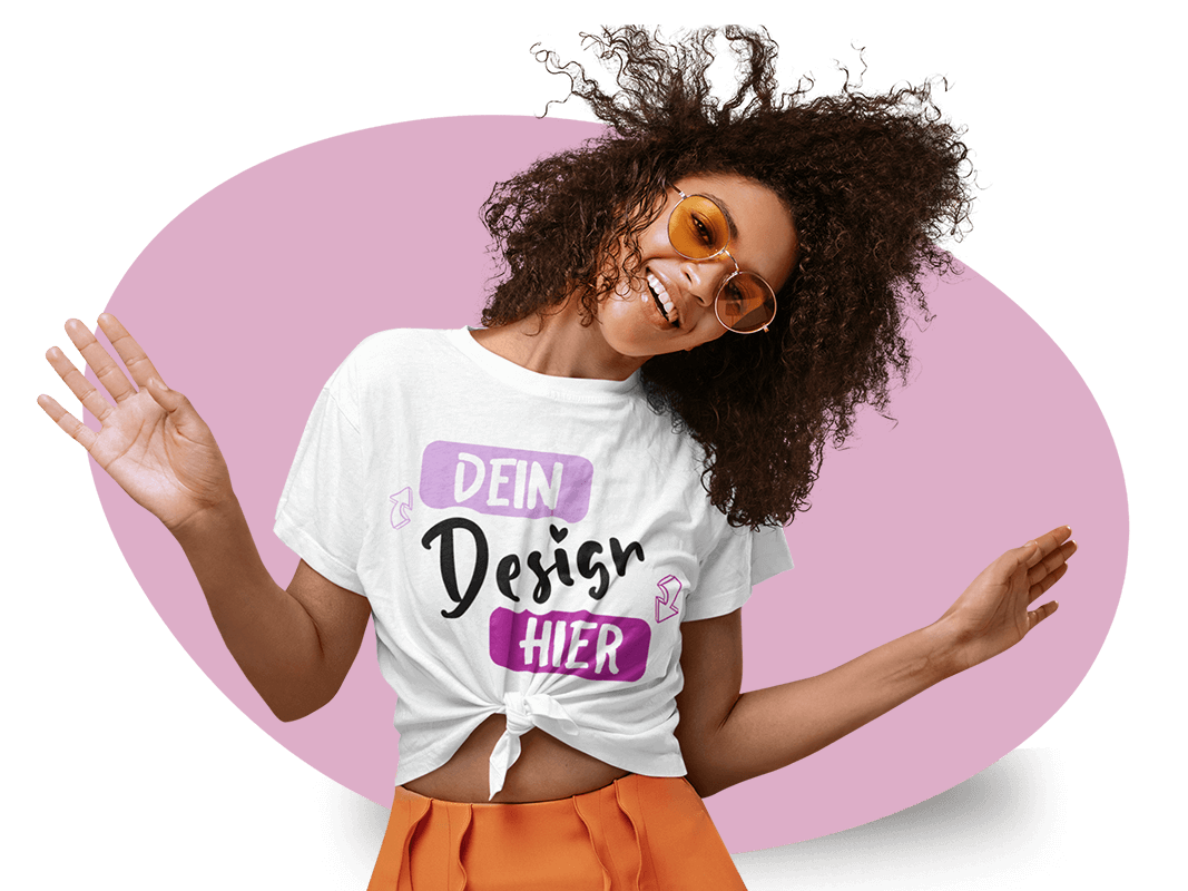 Damen T-Shirt gestalten und online bedrucken lassen