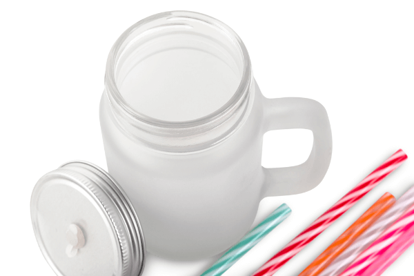 Milchglasbecher mit Ohr Bedrucken | Geschenk Selbst Gestalten