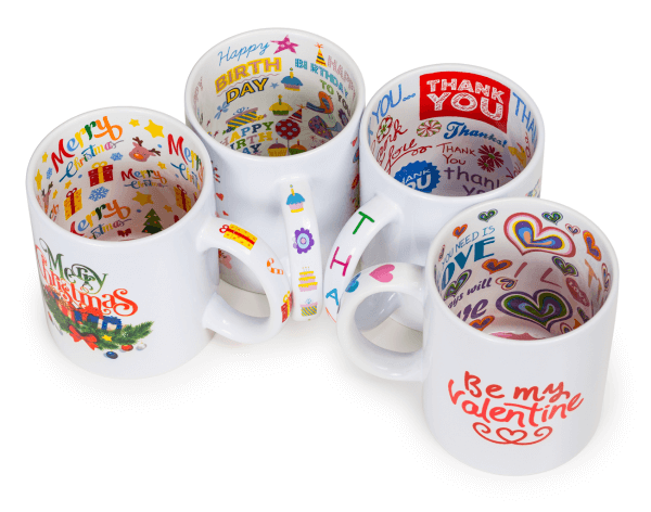 Bedrucken Keramik-Mottotasse | Geschenk Selbst Gestalten