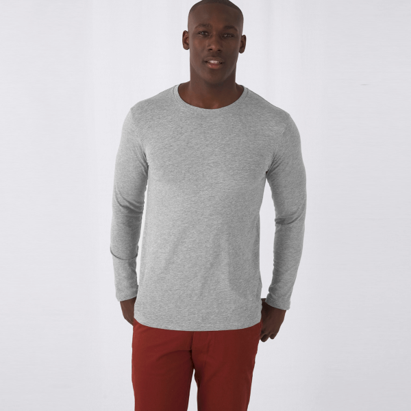Herren T-Shirt mit Langarm Designen | B&C Inspire