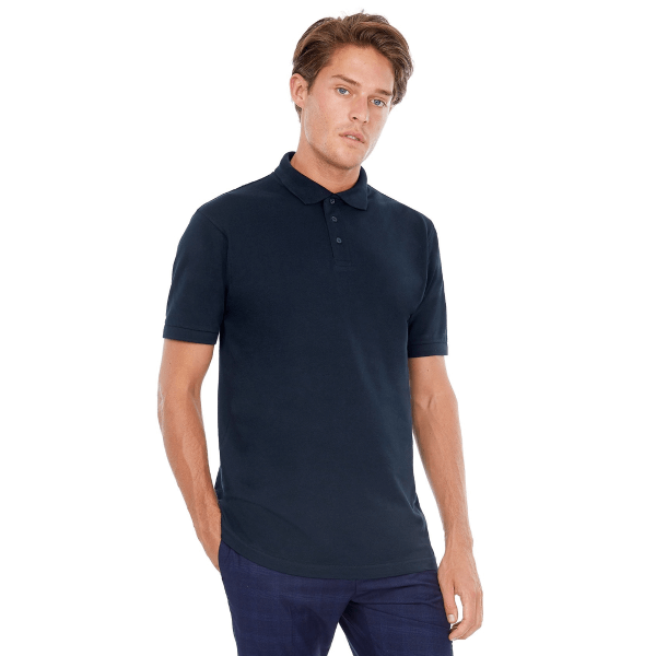 Herren Polo-Shirt Individuell Bedrucken | B&C Safran