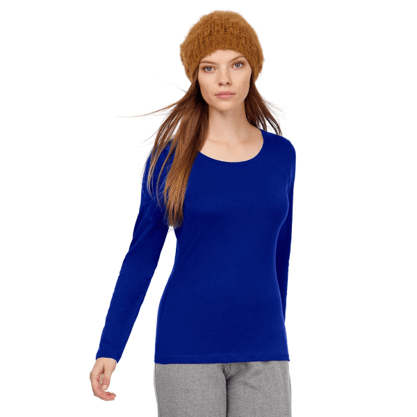 Damen Langarm T-Shirt Individuell Bedrucken | B&C Inspire