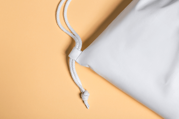 Rucksack mit aufschrift