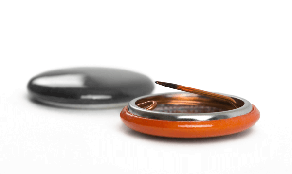 Button aus Aluminium 25 mm Selbst Gestalten | Bedrucken