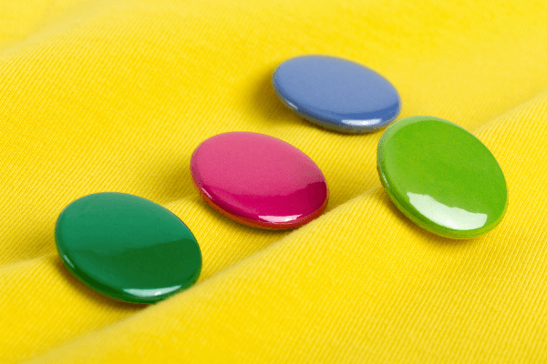 Button aus Aluminium 25 mm Selbst Gestalten | Bedrucken