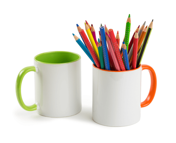 Zweifarbiger Becher Selbst Gestalten | Geschenk Bedrucken