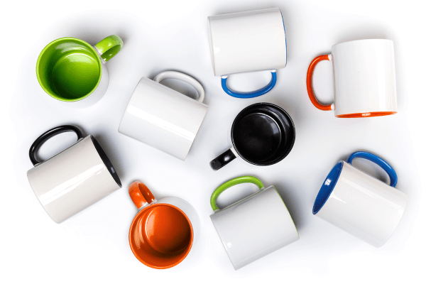 Zweifarbiger Becher Selbst Gestalten | Geschenk Bedrucken