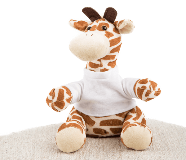 Plüschgiraffe Bedrucken | Geschenk Selbst Gestalten