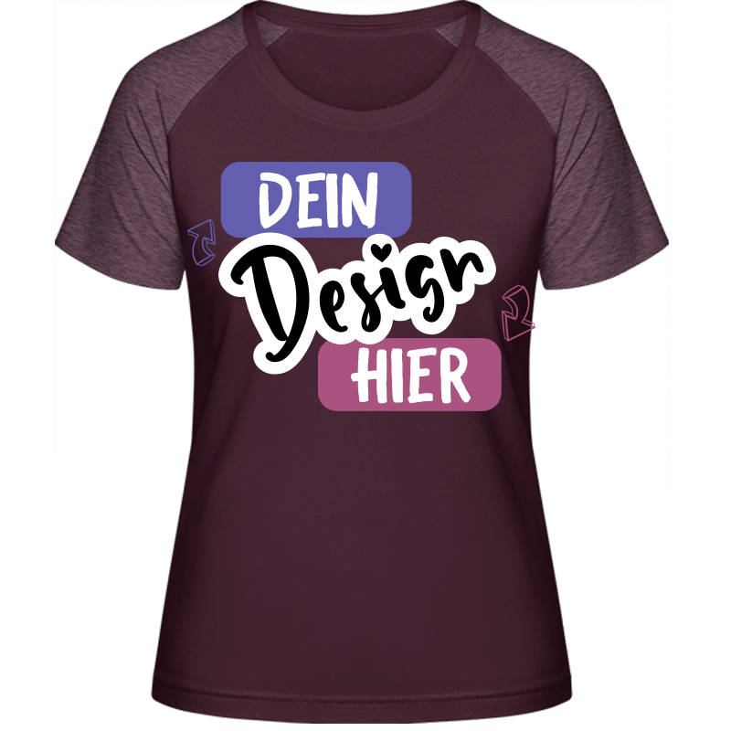 Damen Longshirt Selbst Gestalten - Tshirtbedrucken.de