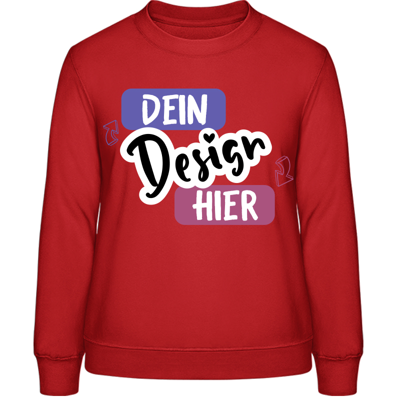 Damen Pullover Individuell Bedrucken - tshirtbedrucken.de