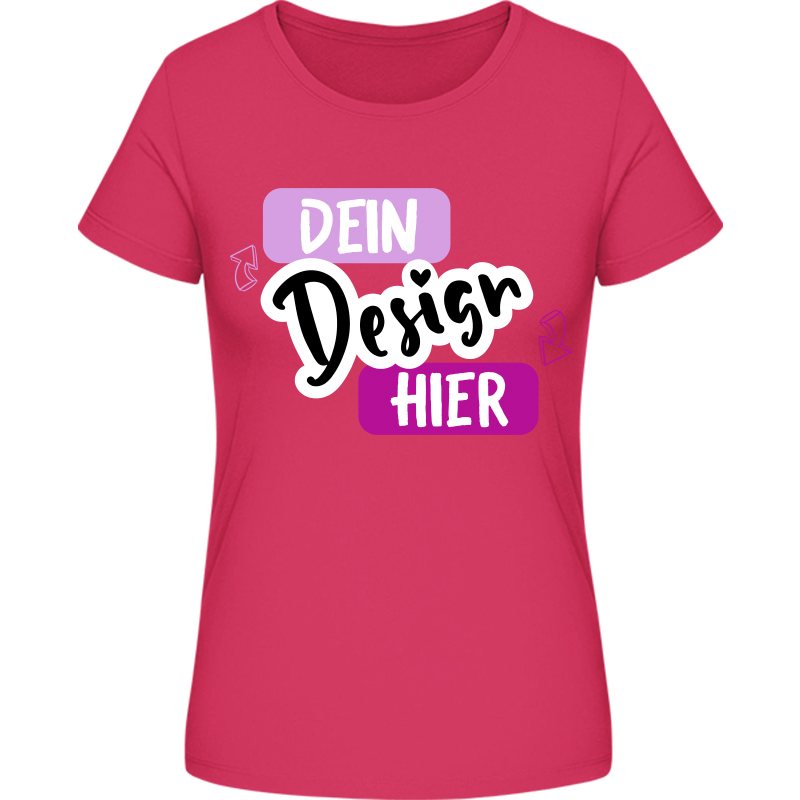 Damen T-Shirt Individuell Bedrucken - tshirtbedrucken.de