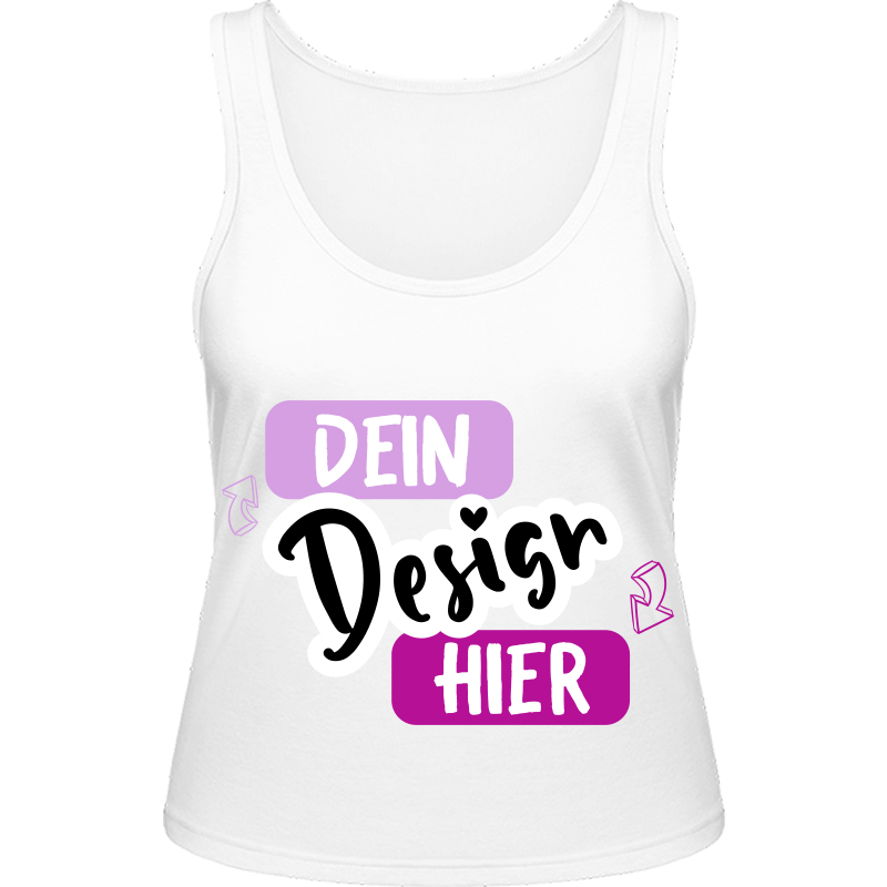 Damen Tank Top selbst Gestalten - tshirtbedrucken.de