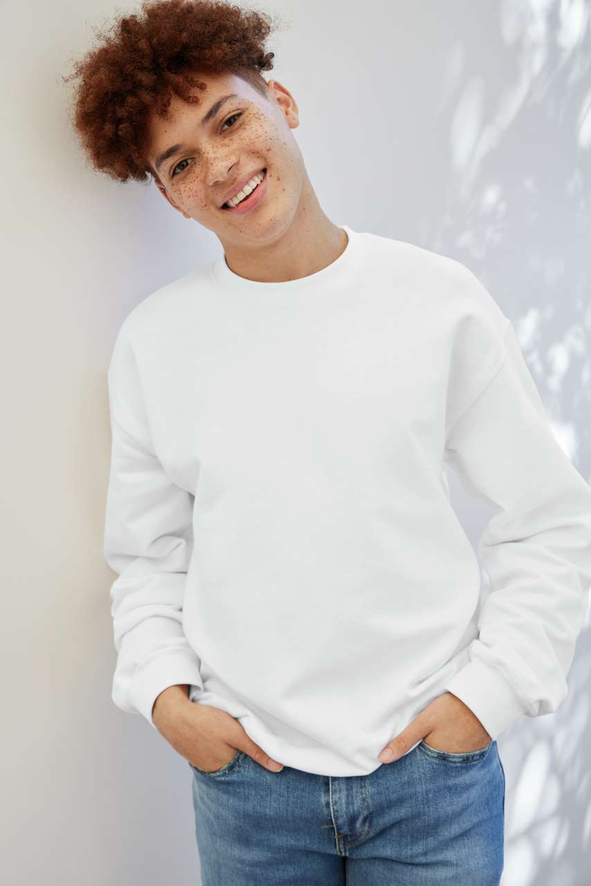 Gildan Sweatshirt mit Rundhalsausschnitt und deinem Aufdruck