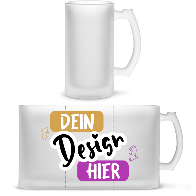 Glasbierkrug Bedrucken - tshirtbedrucken.de