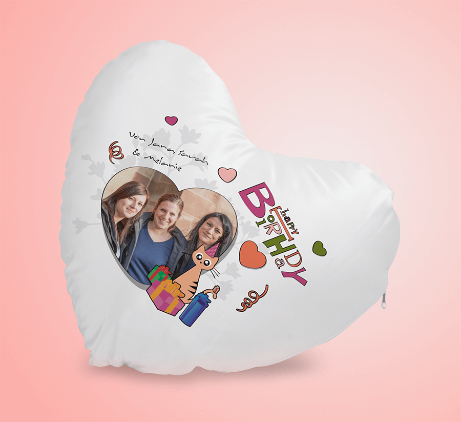 Geburtstagsgeschenk - Kissen mit Foto
