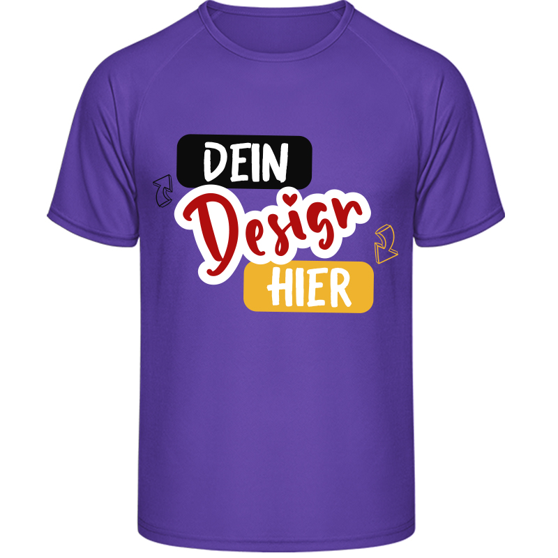 Herren Sport T-Shirt selbst gestalten und bedrucken - tshirtbedrucken.de