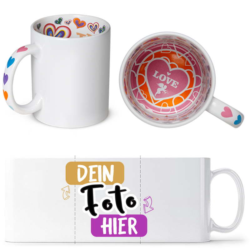 Mottotasse selbst gestalten und Bedrucken - tshirtbedrucken.de