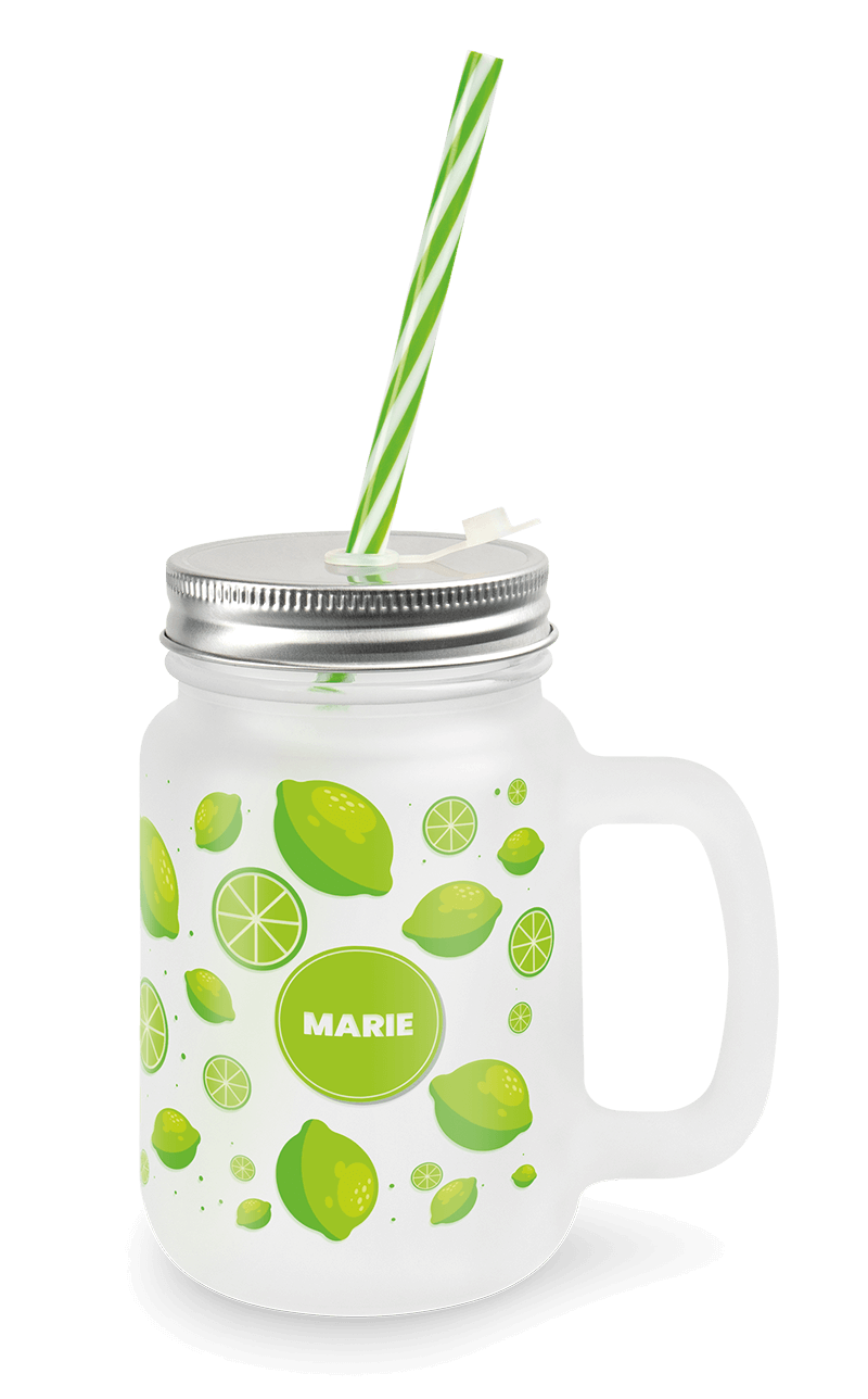 Milchglasbecher mit Ohr Bedrucken und selbst gestalten