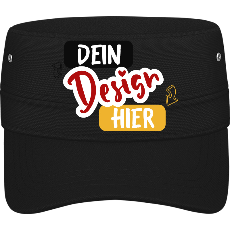 Militärskappe Selbst Gestalten und Bedrucken - tshirtbedrucken.de