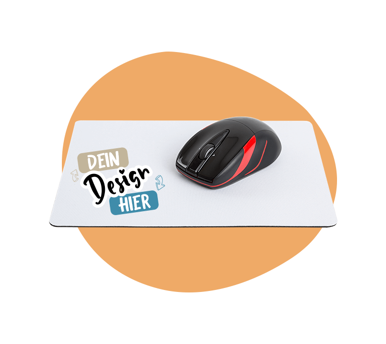 Mauspad Bedrucken Geschenk Selbst Gestalten - tshirtbedrucken.de