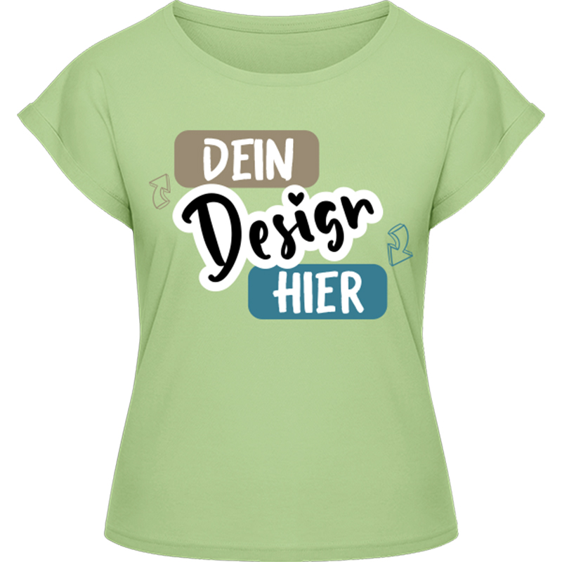 J&N bedrucktes Damen-T-Shirt aus Bio-Baumwolle - Tshirtbedrucken.de