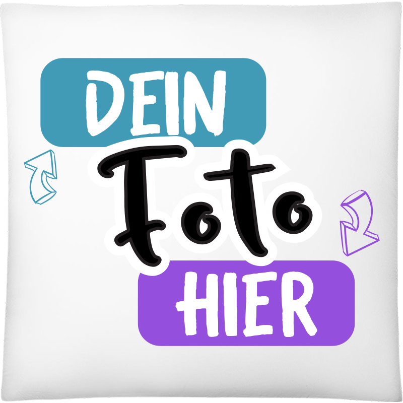Quadratisches Kissen Bedrucken und Kissen Selbst Gestalten - tshirtbedrucken.de