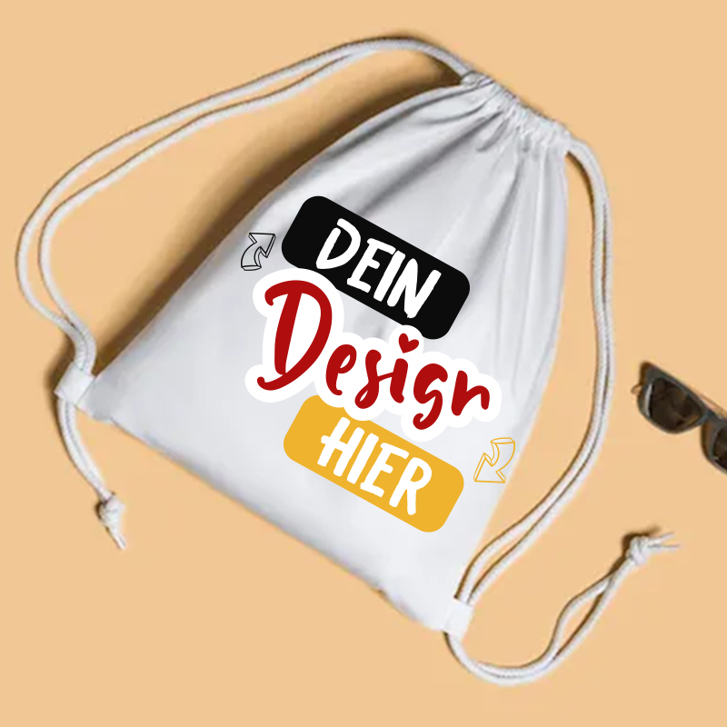 Rucksack mit Zugband bedrucken - tshirtbedrucken.de