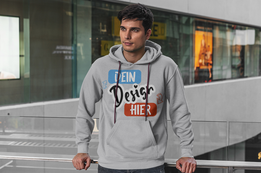 Herren Hoodies selbst gestalten Pullover bedrucken