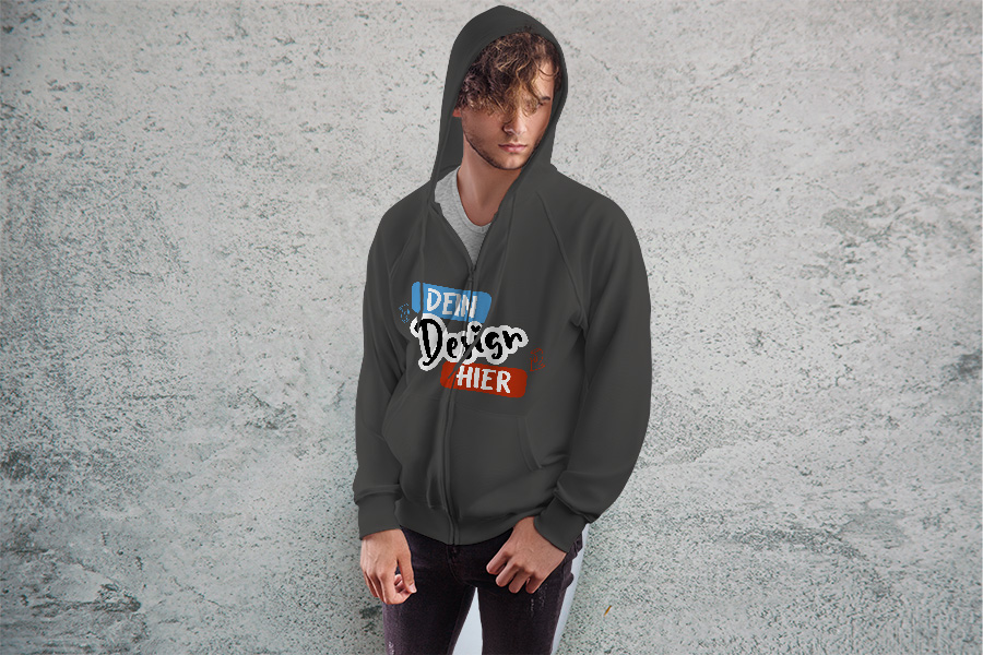 Herren Hoodies selbst gestalten Pullover bedrucken