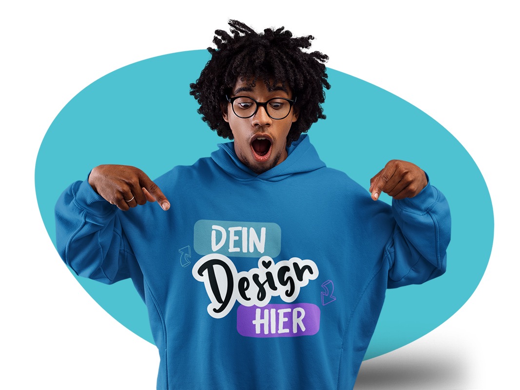 Hoodie selbst gestalten - Tshirtbedrucken.de