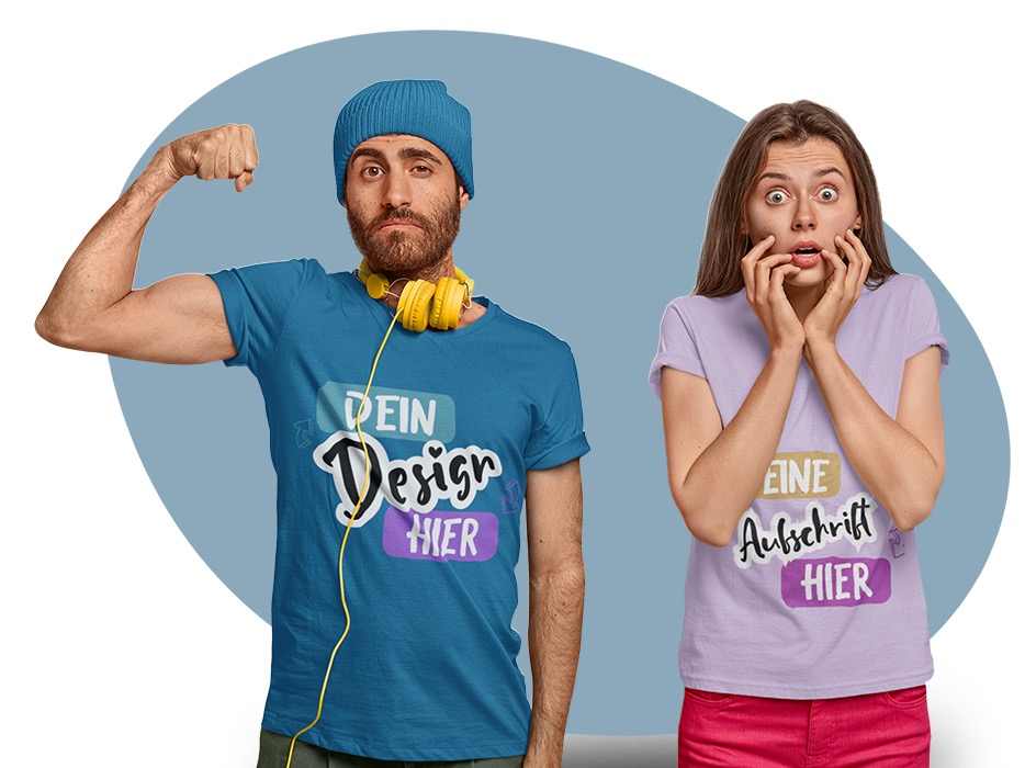 T-Shirt selbst gestalten - Tshirtbedrucken.de